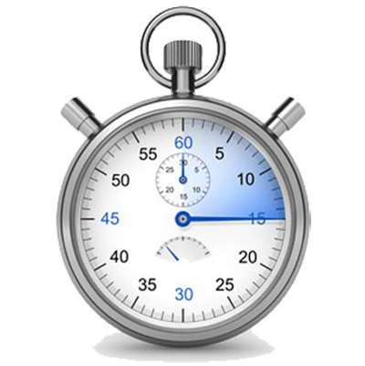 Clock with 15 minute timer